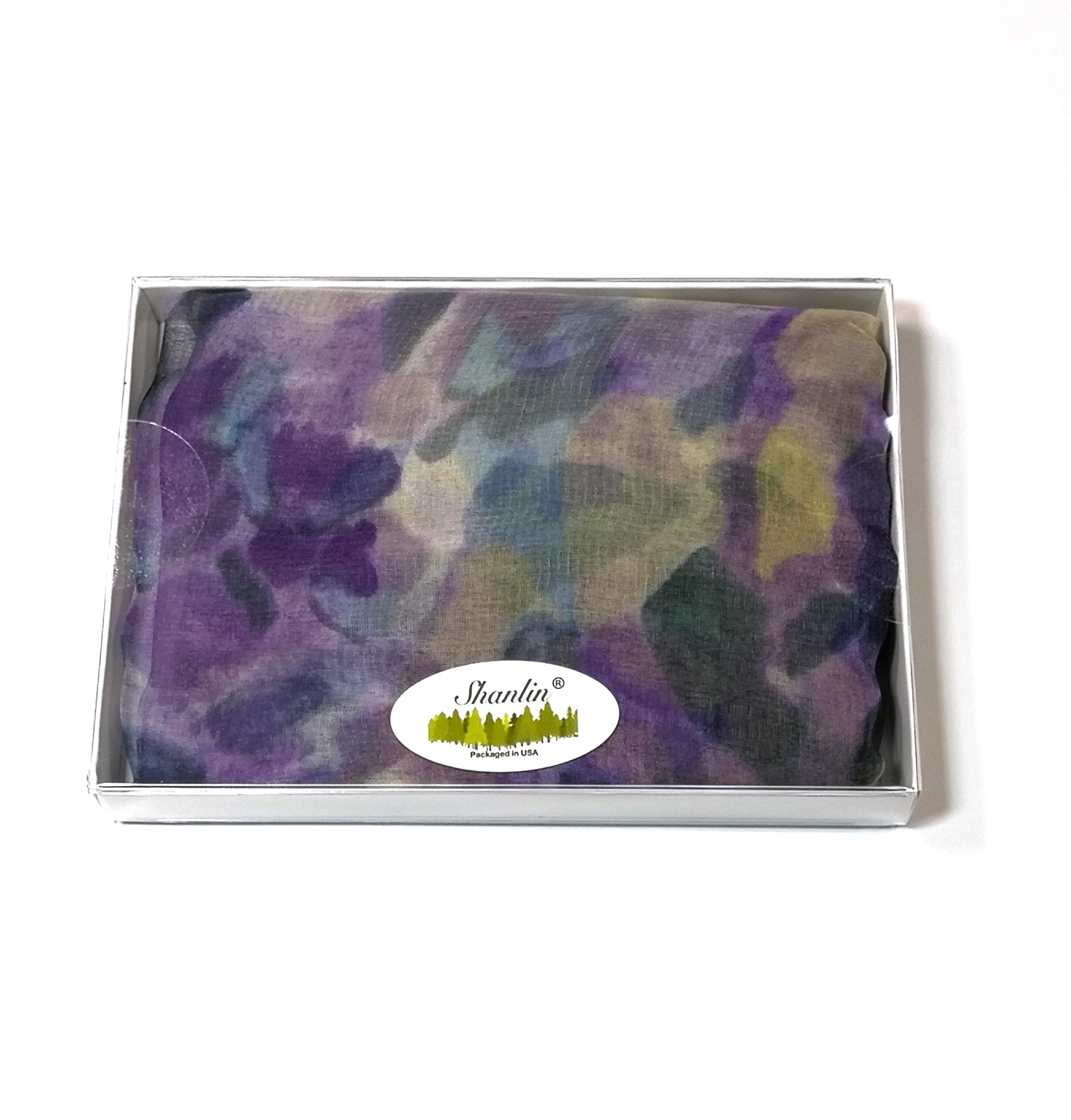 Shanlin Mulberry Silk Long Scarves (62"x40")