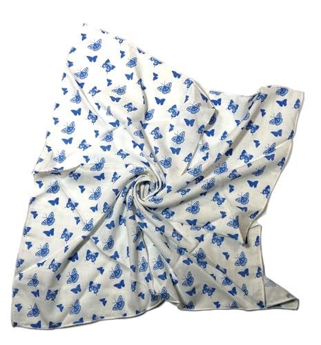 Shanlin Unisex Cotton Square Scarf Bandanas 22x22 inch