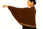 Shanlin Versatile Rainbow Hem Knit Cocoon Cardigan Sweater Shawl