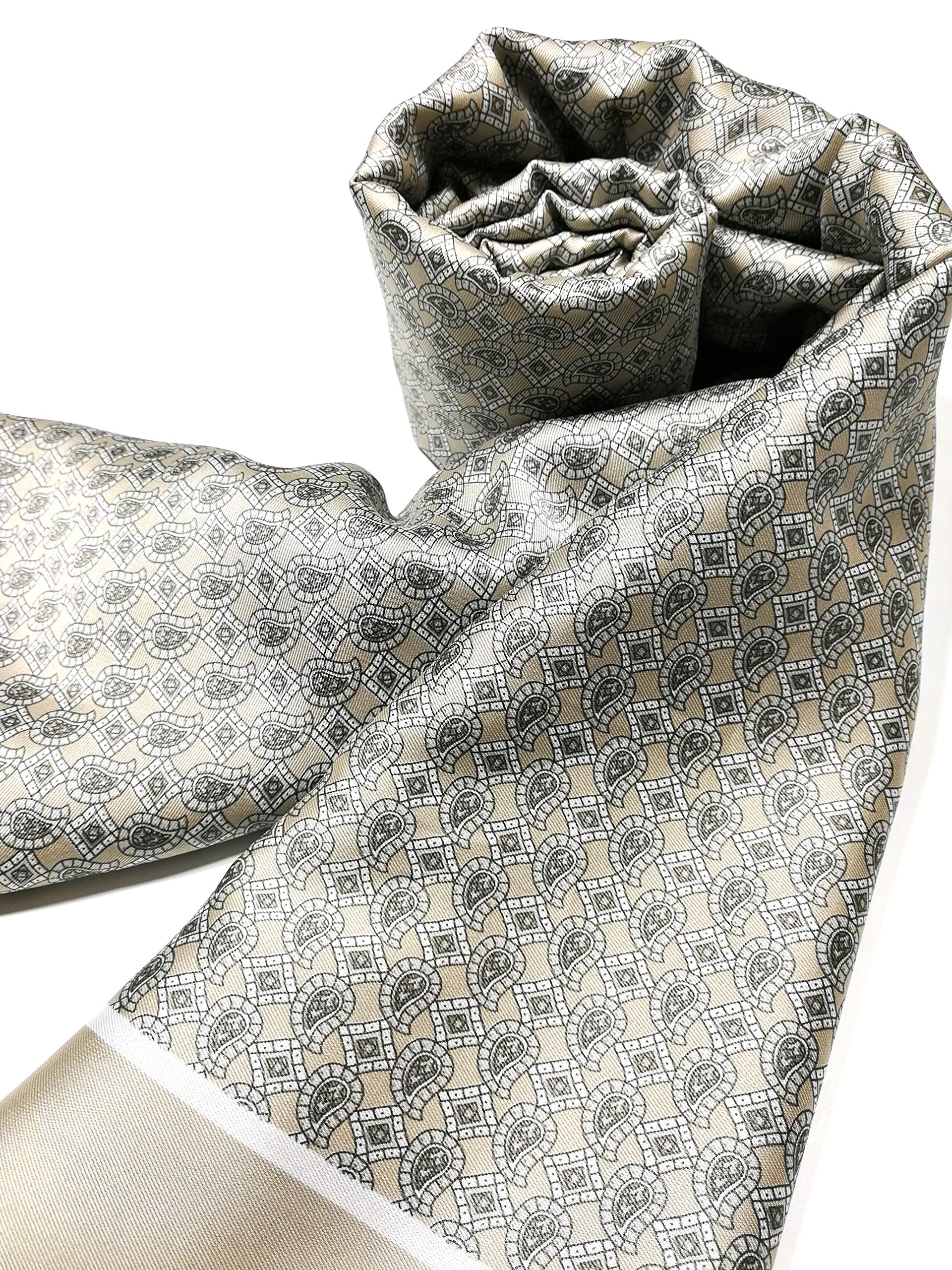 Shanlin Silk Feel Double-Layered Scarves for Men in Gift Box