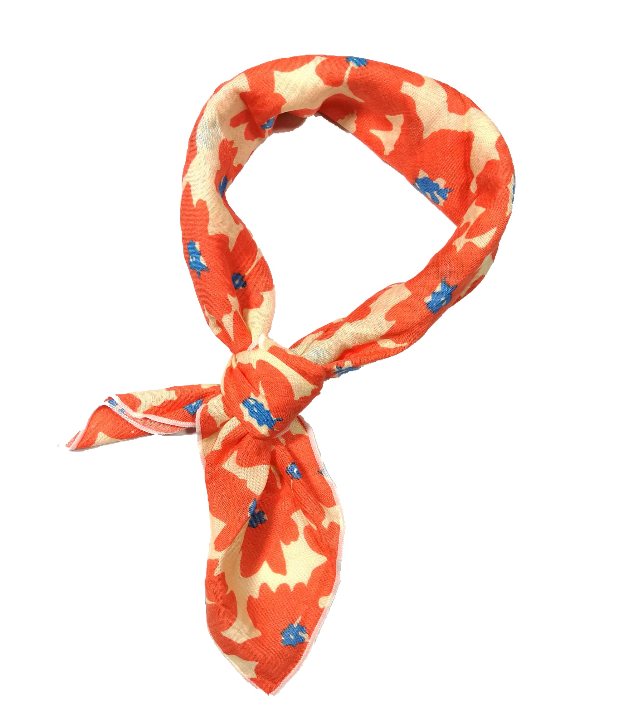 Shanlin Unisex Floral Cotton Bandanas 22x22 inch