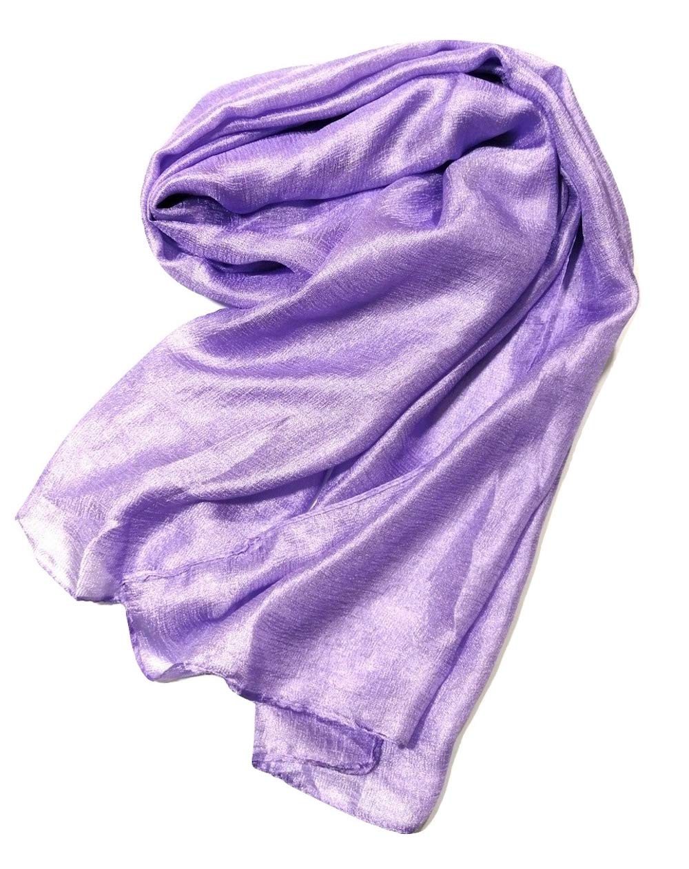 Shanlin Solid Color Silk Feel Long Scarves