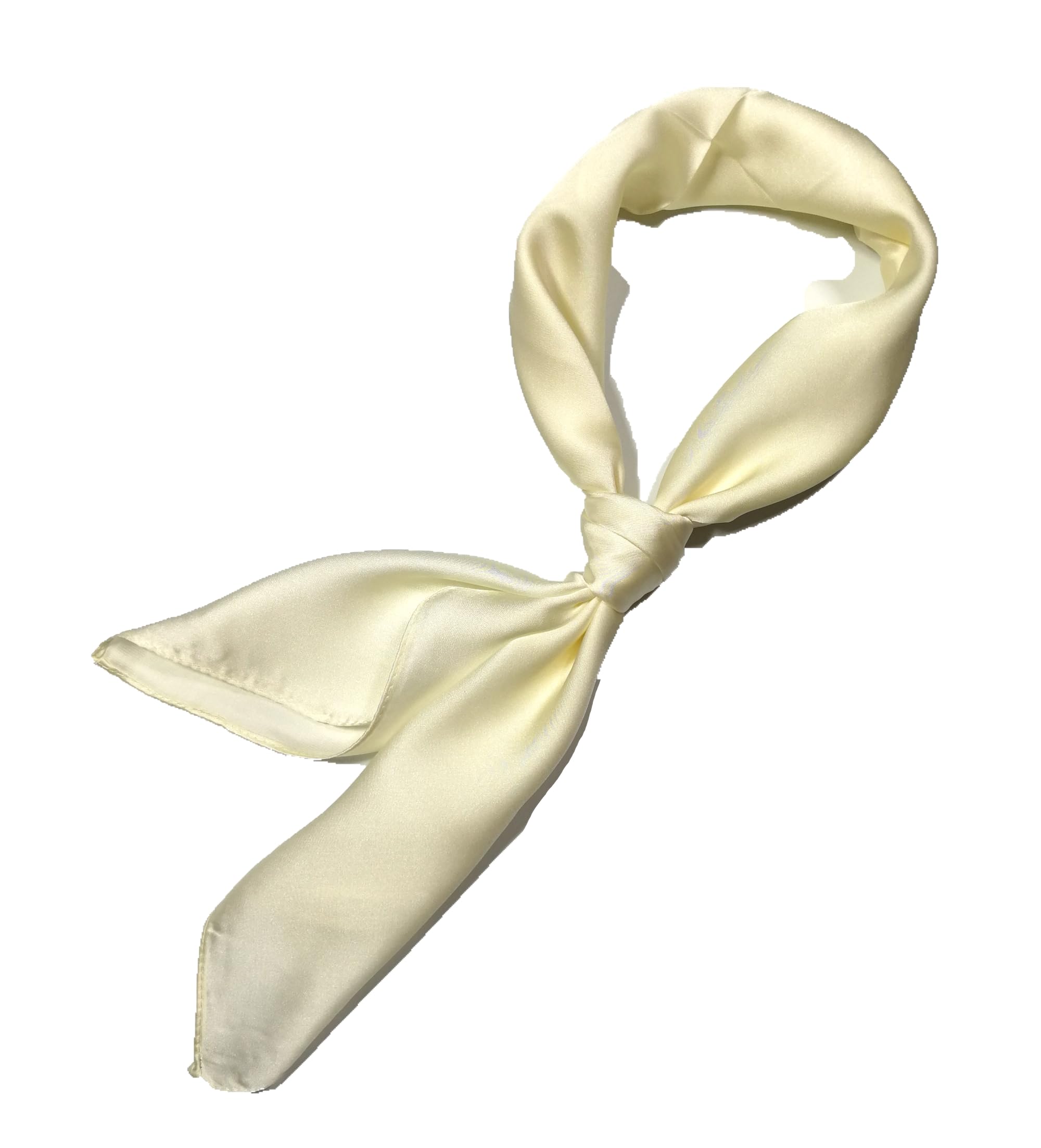 Shanlin Silk Feel Pattern Square Scarves 27" X 27"(Solid Color)