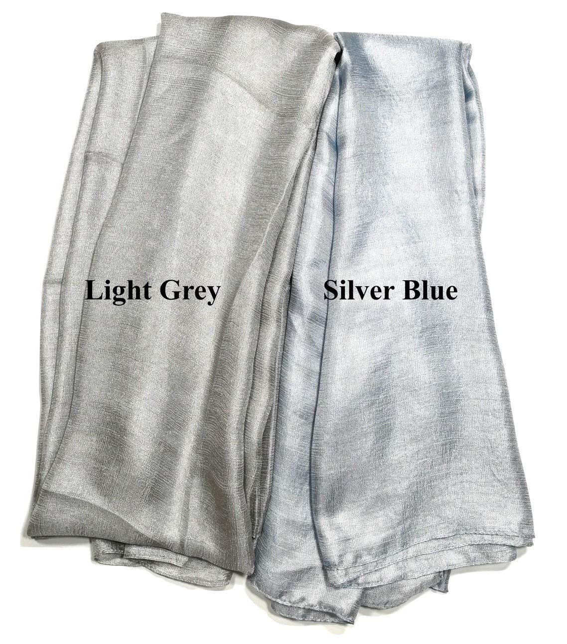 Shanlin Solid Color Silk Feel Long Scarves