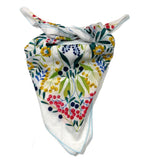 Shanlin Unisex Floral Cotton Square Scarf Bandanas 22x22 inch