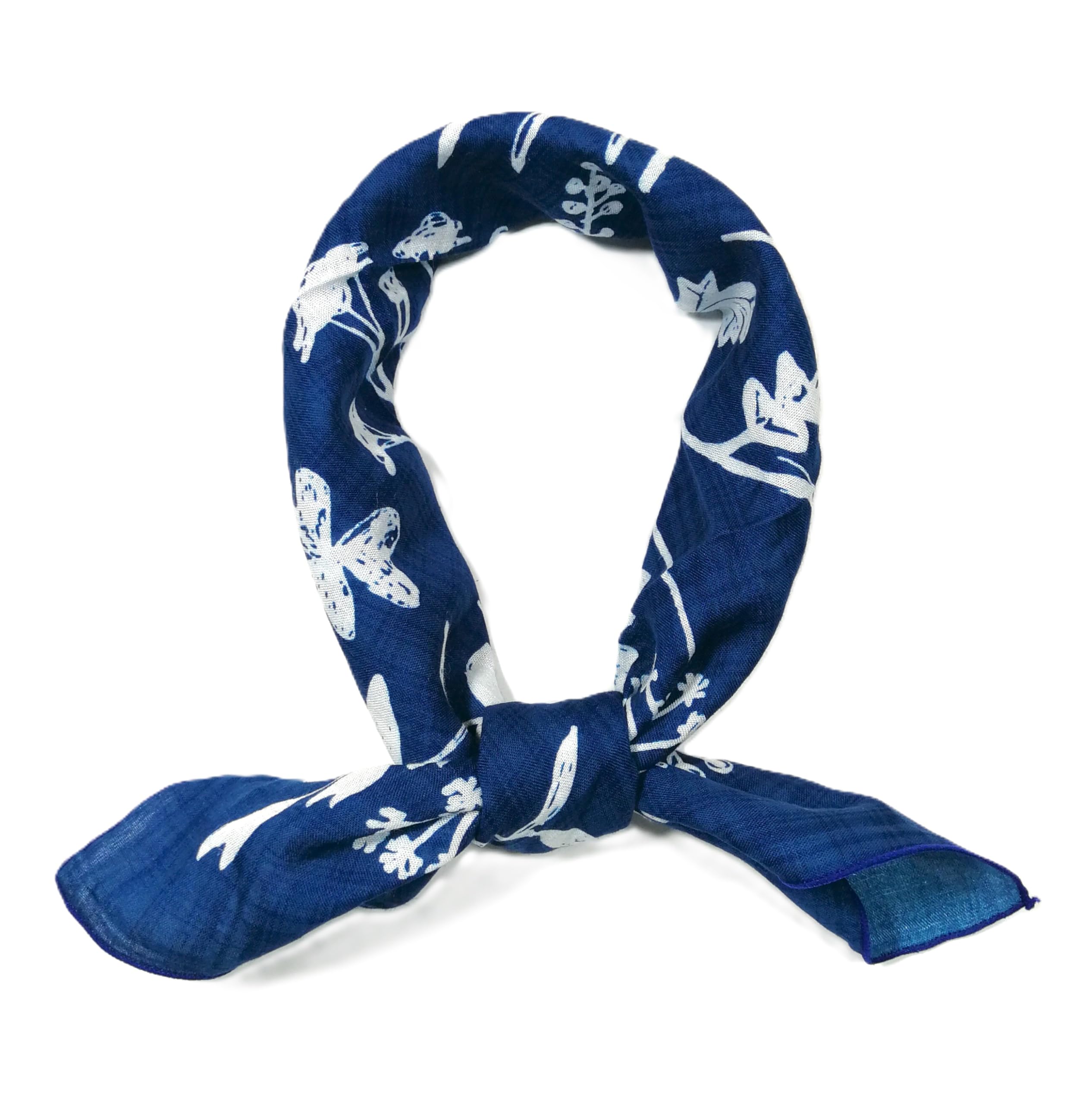 Shanlin Unisex Floral Cotton Square Scarf Bandanas 22x22 inch