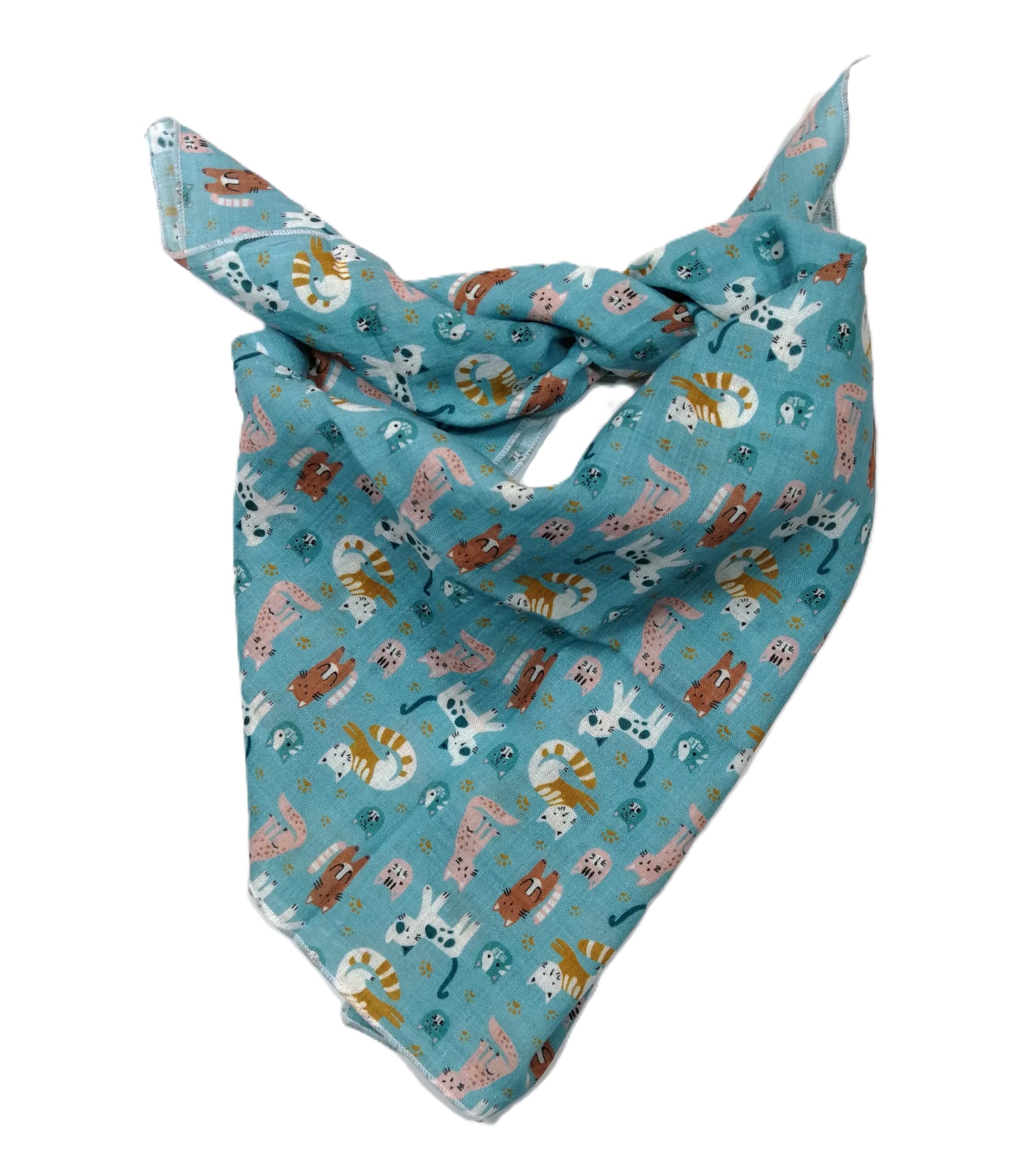 Shanlin Unisex Floral Cotton Square Scarf Bandanas 22x22 inch
