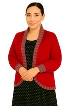 Shanlin Versatile Rainbow Hem Knit Cocoon Cardigan Sweater Shawl