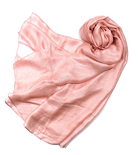 Shanlin Solid Color Silk Feel Long Scarves