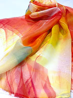 Shanlin Super Large Silk Feel Floral Scarves for Women in Gift Box
