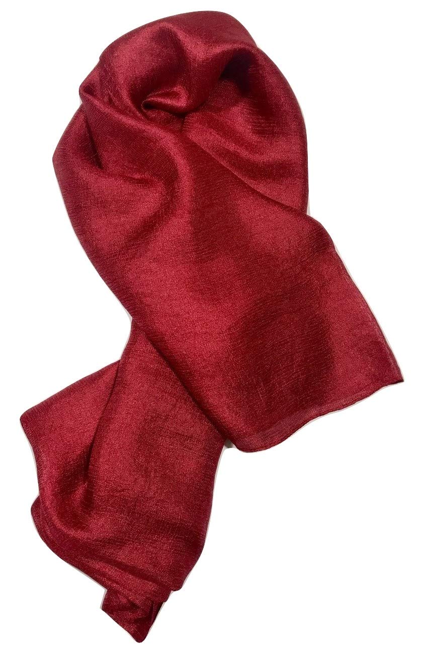 Shanlin Solid Color Silk Feel Long Scarves