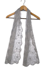 Shanlin Delicate Floral Embroidered Mesh Lace Scarf for Women