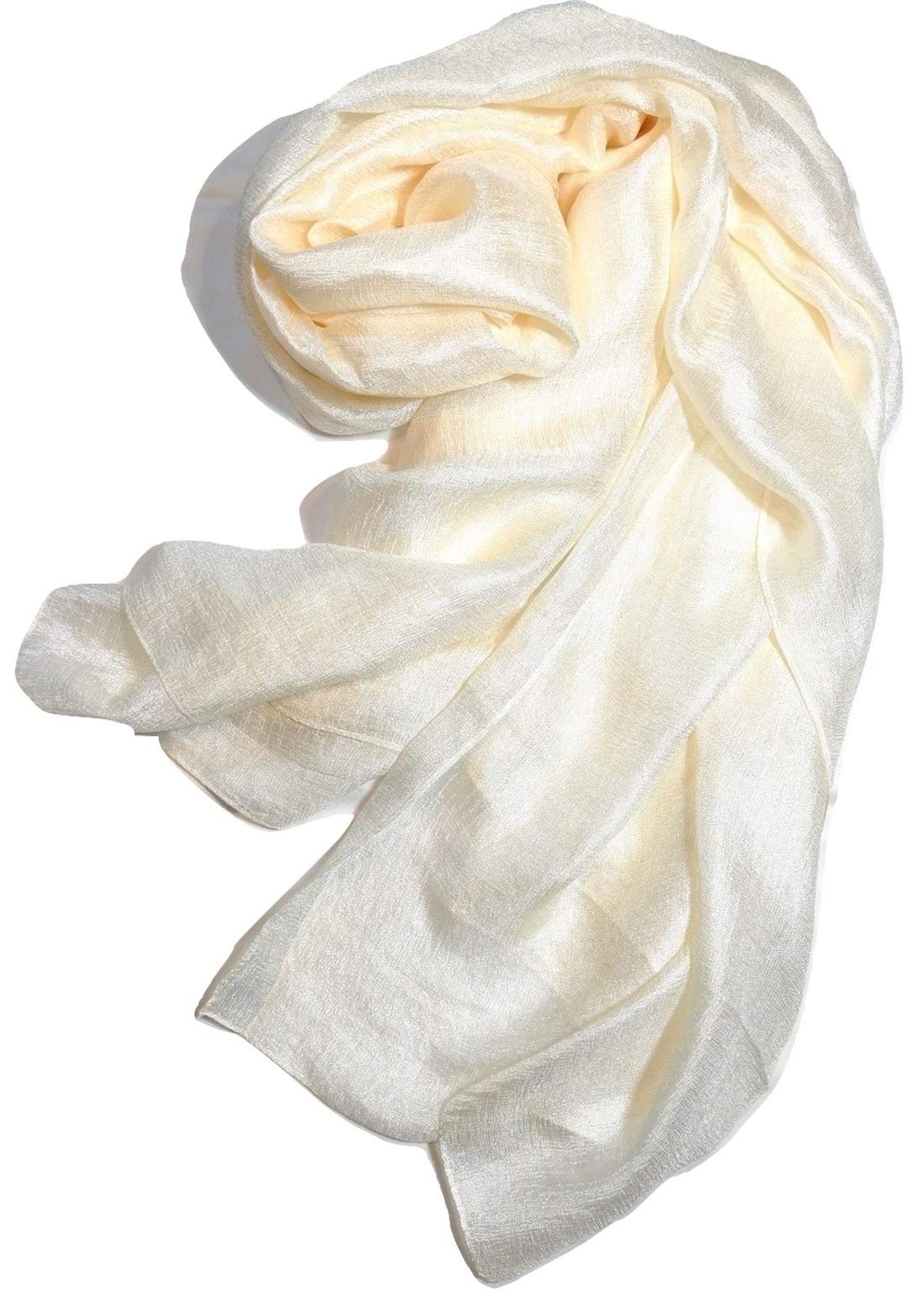 Shanlin Solid Color Silk Feel Long Scarves