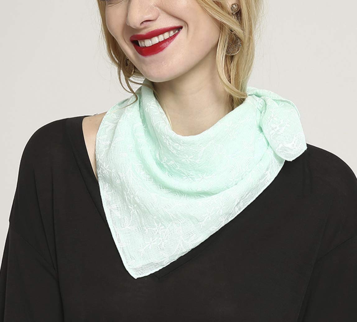 Shanlin Unisex Cotton Square Bandanas Scarves 24x24