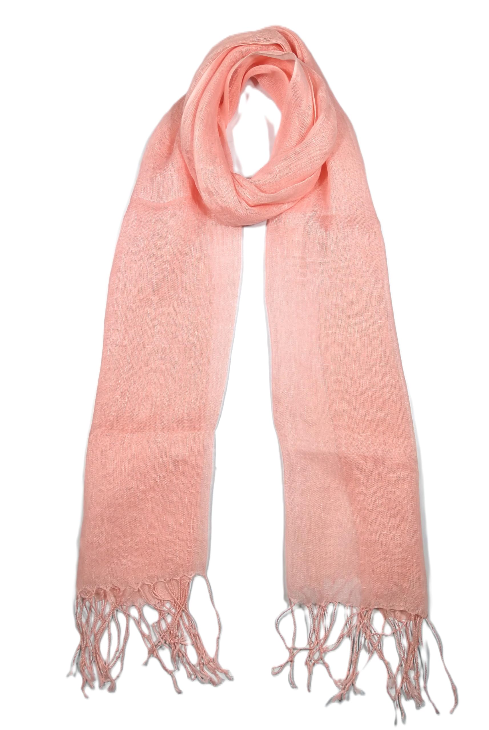 Shanlin Unisex 100% Linen Scarves for Men and Women (71"x22")