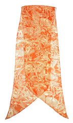 Shanlin Vintage Polka Dot Chiffon Skinny Scarf – Lightweight Retro Long Ribbon for Neck, Hair, Hat