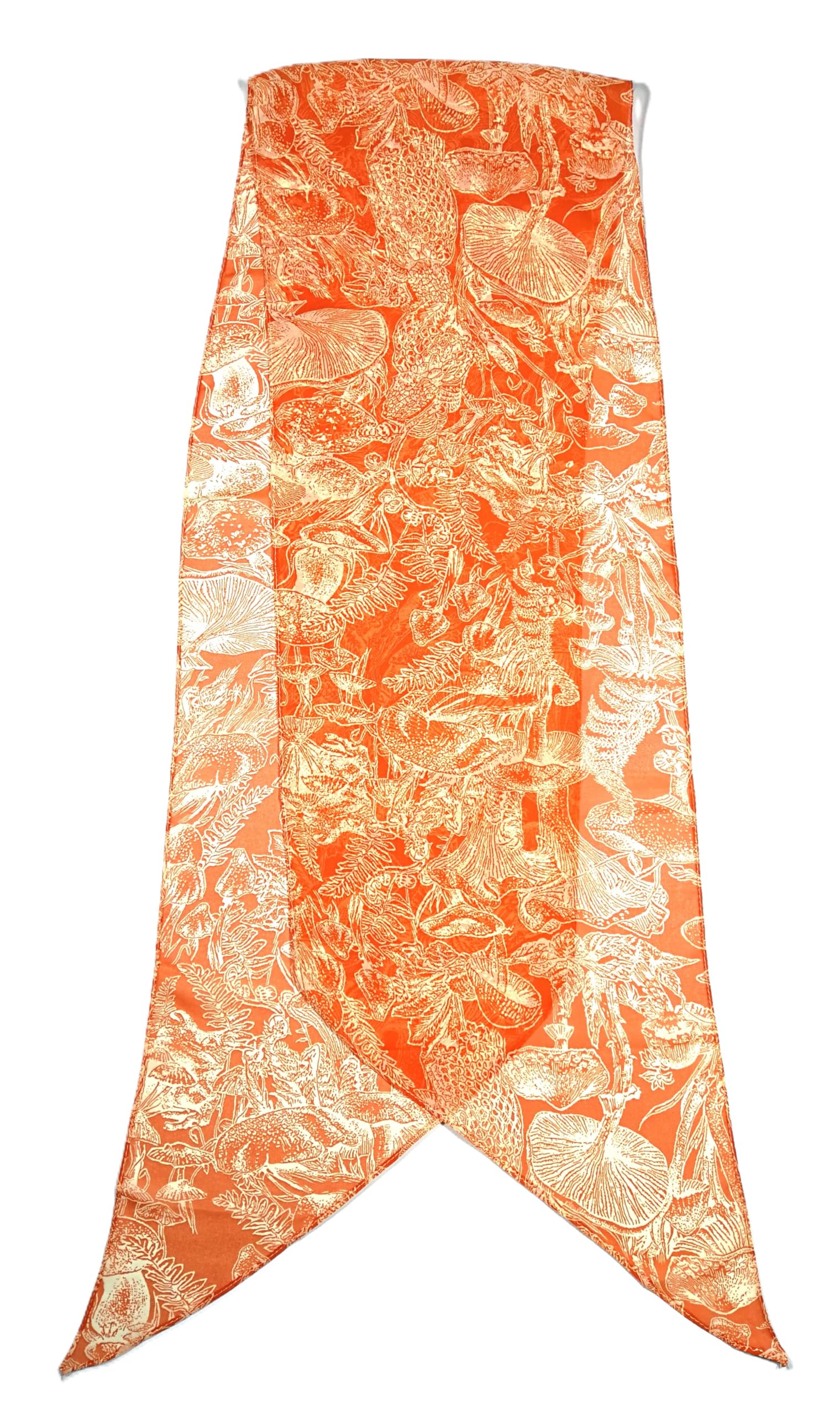 Shanlin Vintage Polka Dot Chiffon Skinny Scarf – Lightweight Retro Long Ribbon for Neck, Hair, Hat