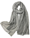 Shanlin Super Large Cotton Blend Lace Scarves for Women (76"x42")