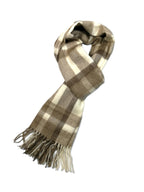 Shanlin 100% Cashmere Ultra Soft Solid & Plaid Scarf for Men & Women with Gift Box