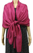 Shanlin Solid Color Silk Feel Long Scarves