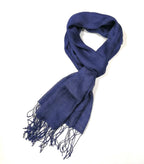 Shanlin Unisex 100% Linen Scarves for Men and Women (71"x22") Solid Color