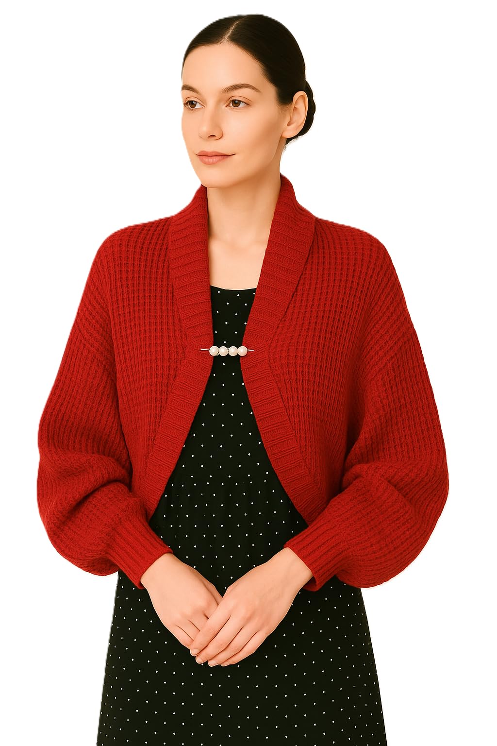 Shanlin Acrylic Cocoon Cardigan Shrug Sweater Shawl