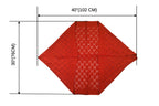Shanlin Rhombus-Shaped Hollow Pattern Cocoon Cardigan Sweater Shawl