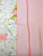 Shanlin Floral Silk Feel Scarf Evening Shawl