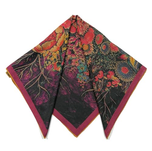 Shanlin 27” Double Sided Square Scarves for Women in Gift Box