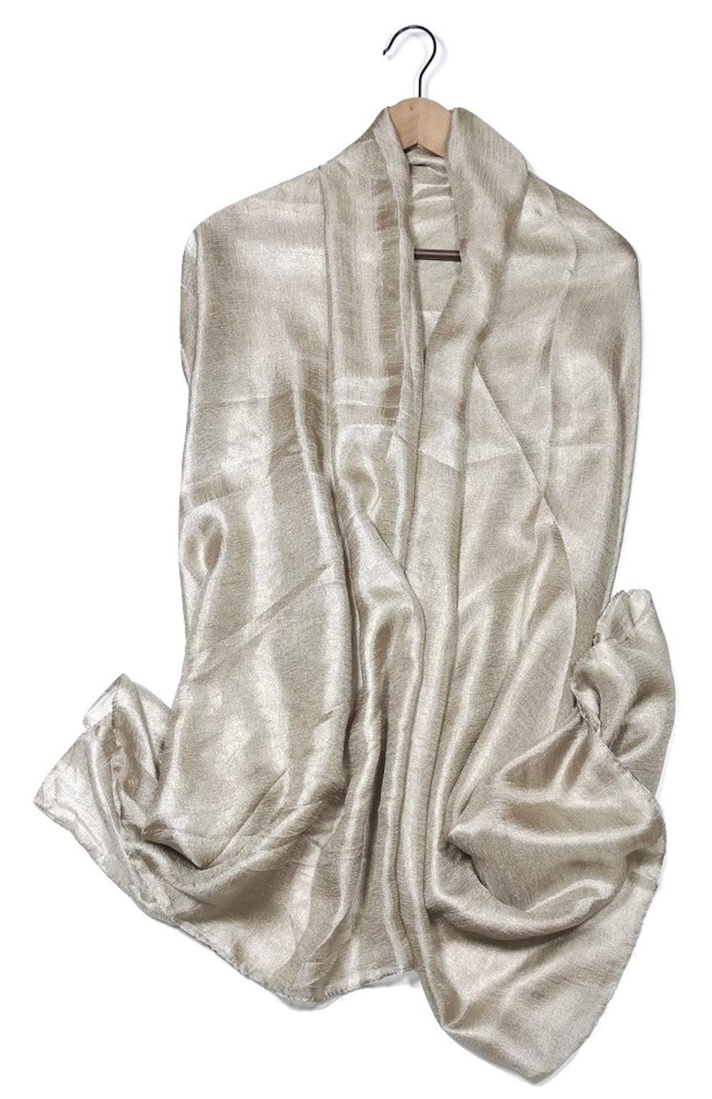 Shanlin Solid Color Silk Feel Long Scarves