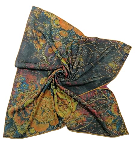 Shanlin 27” Double Sided Square Scarves for Women in Gift Box
