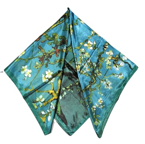 Shanlin Large Square Satin Scarves in Gift Box (35" X 35")