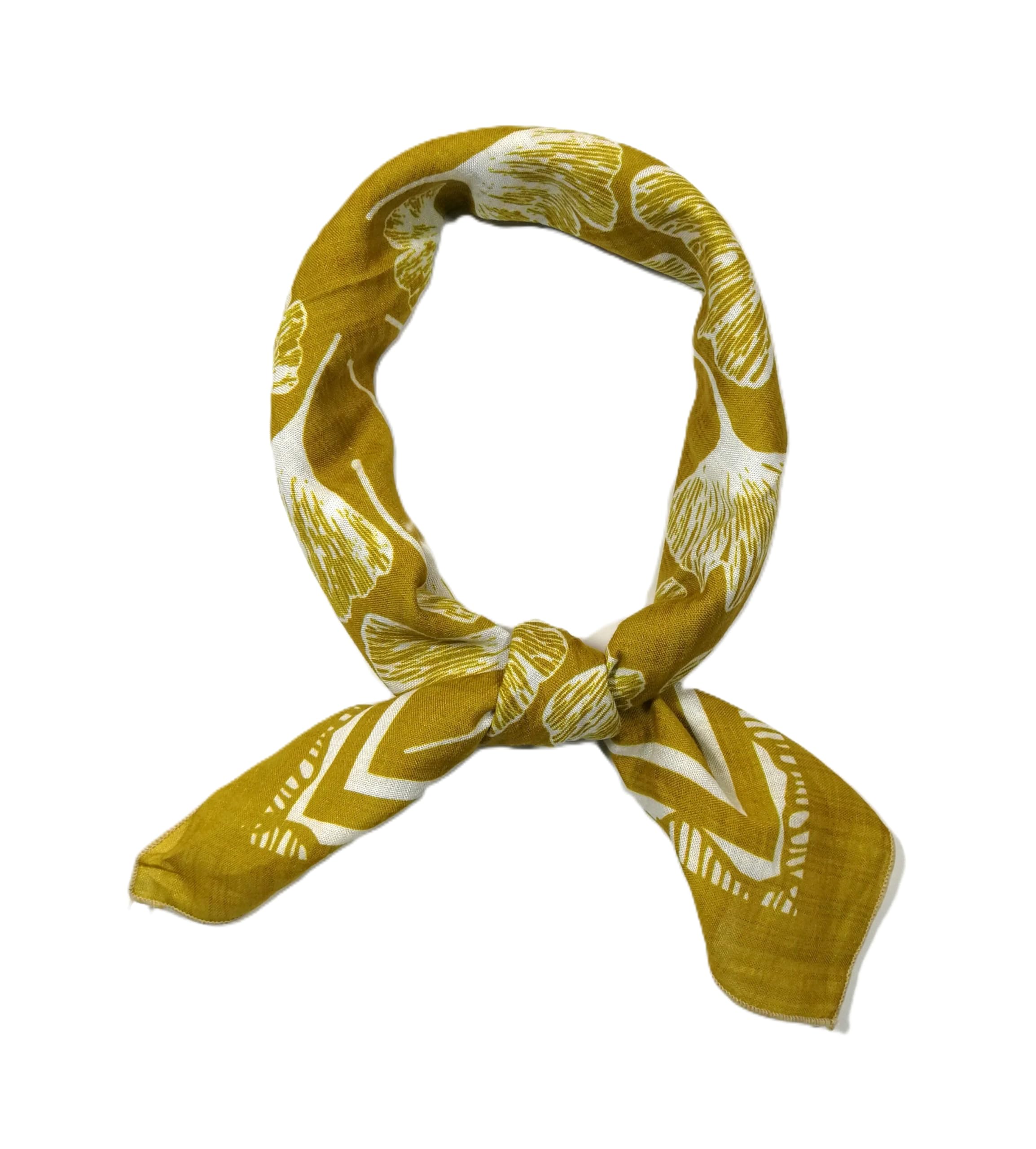 Shanlin Unisex Floral Cotton Square Scarf Bandanas 22x22 inch