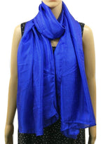 Shanlin Solid Color Silk Feel Long Scarves