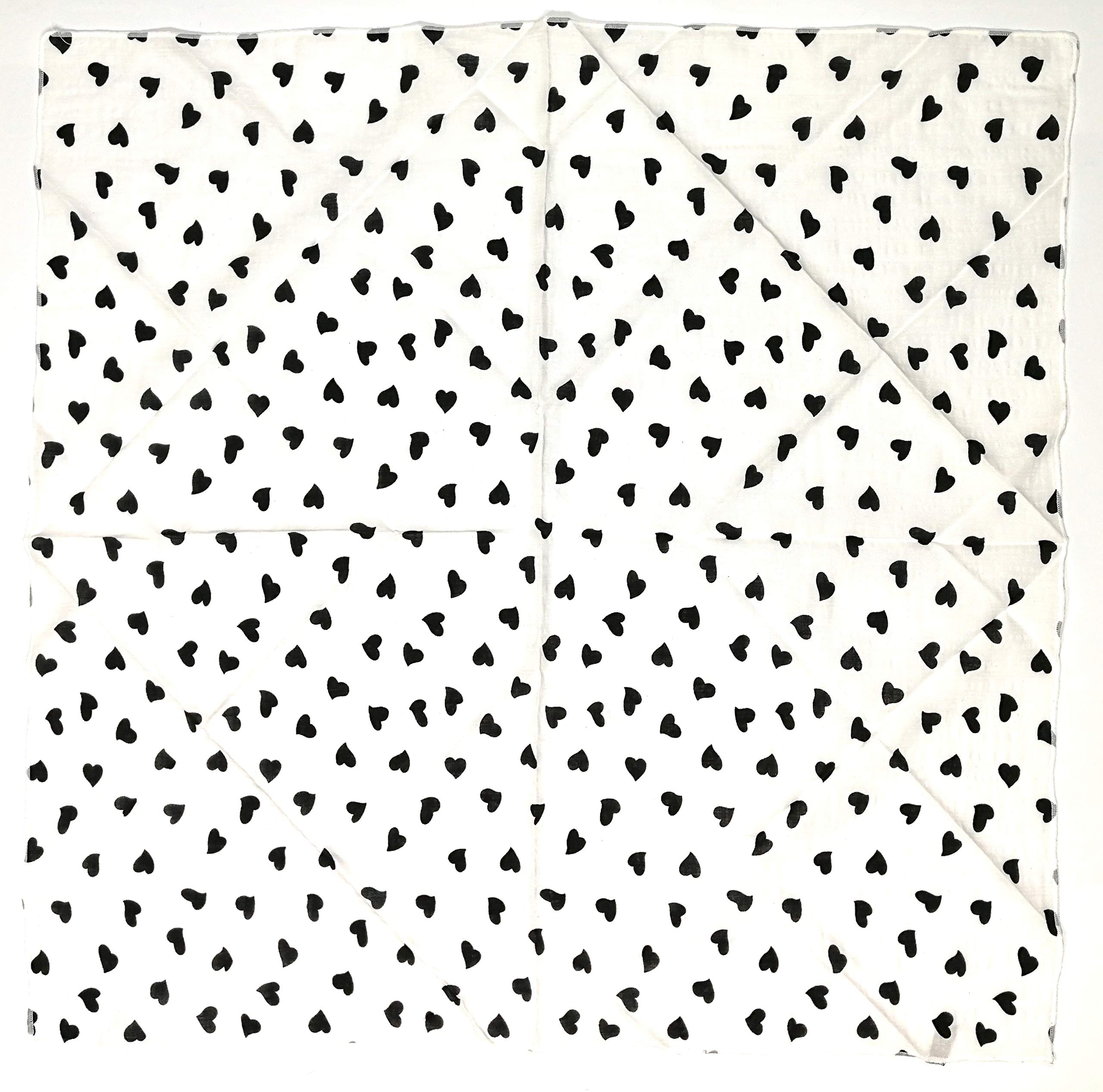 Shanlin Unisex Cotton Square Scarf Bandanas 22x22 inch