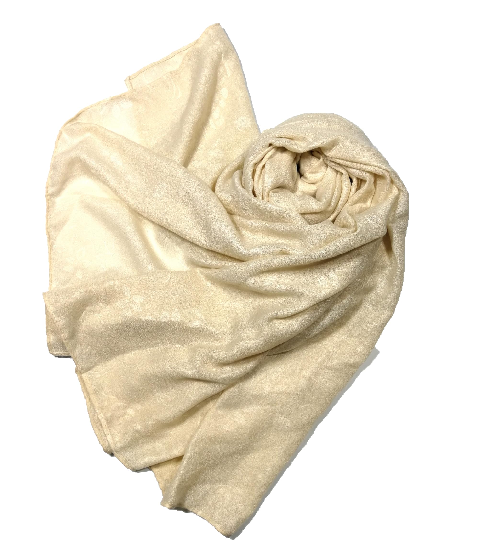 Shanlin Floral Pattern Solid Color Long Scarves for Women