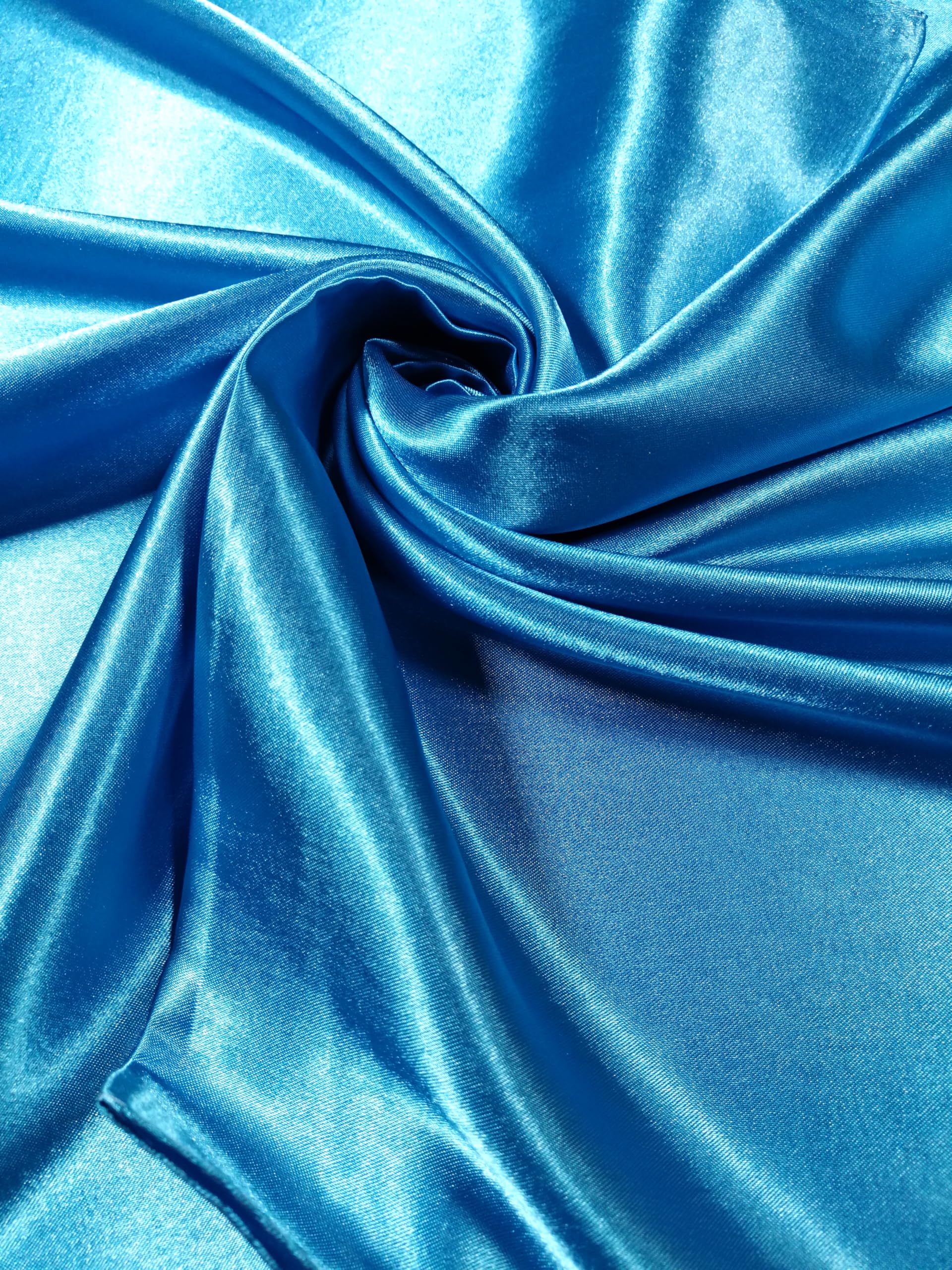 Shanlin Solid Color Silk Feel Satin Square Scarf Bandanas (23.5"X23.5")