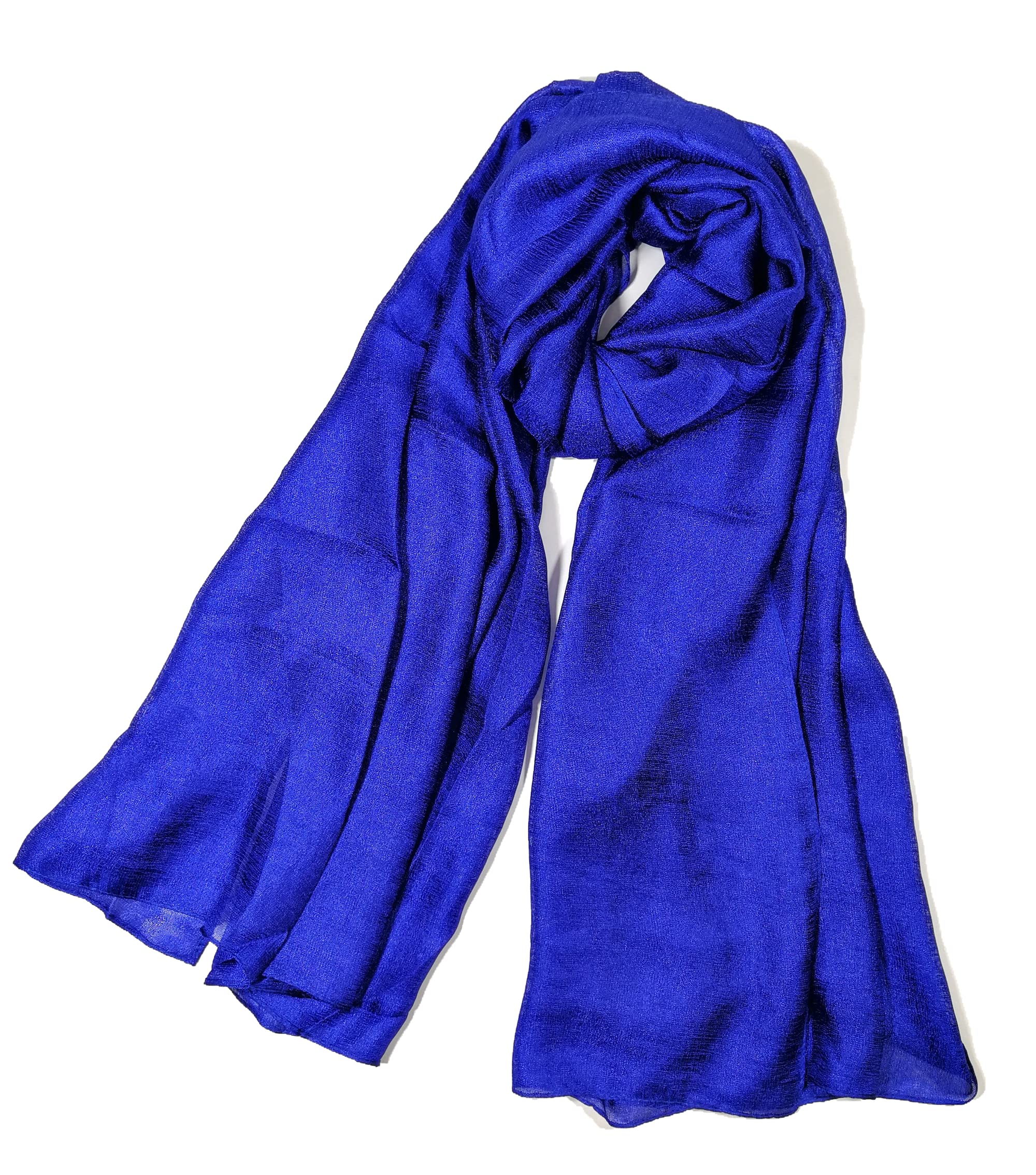 Shanlin Solid Color Silk Feel Long Scarves