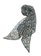 Shanlin Vintage Polka Dot Chiffon Skinny Scarf – Lightweight Retro Long Ribbon for Neck, Hair, Hat