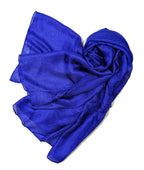 Shanlin Solid Color Silk Feel Long Scarves