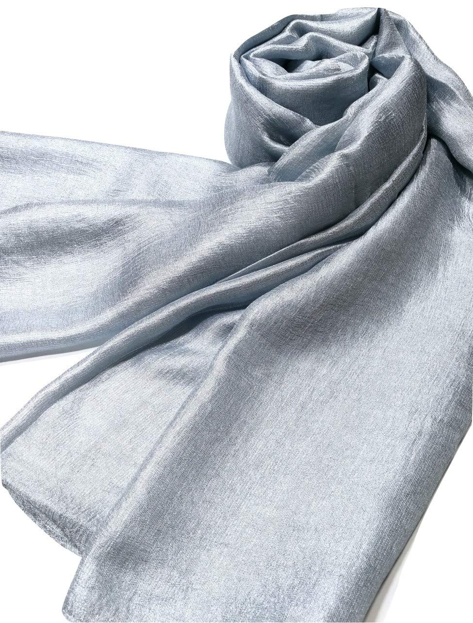 Shanlin Solid Color Silk Feel Long Scarves
