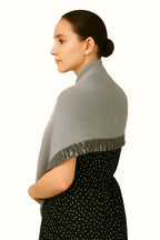 Shanlin Versatile Rainbow Hem Knit Cocoon Cardigan Sweater Shawl