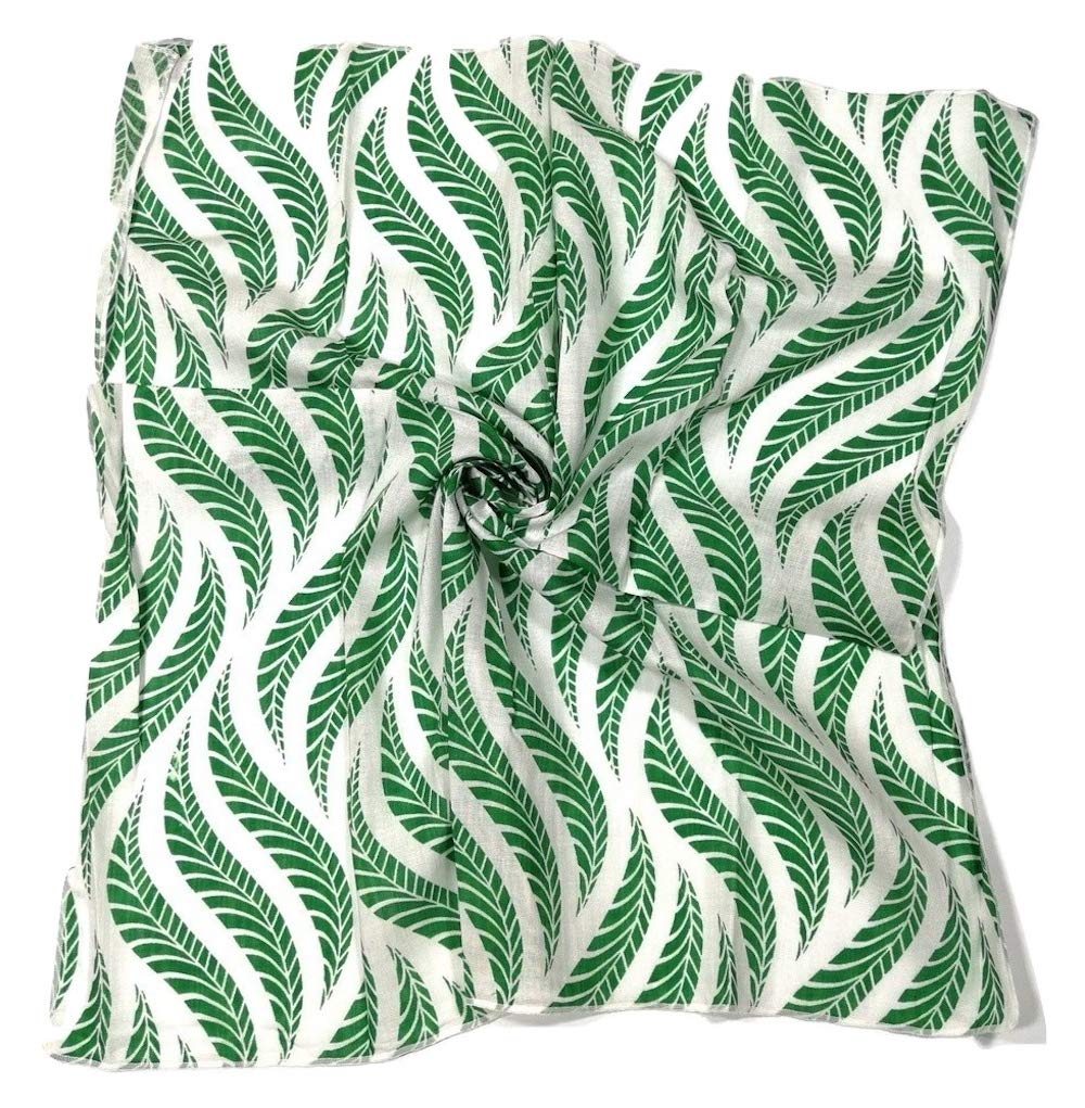 Shanlin Unisex Cotton Square Scarf Bandanas 22x22 inch