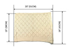 Shanlin Rhombus-Shaped Hollow Pattern Cocoon Cardigan Sweater Shawl