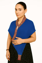 Shanlin Versatile Rainbow Hem Knit Cocoon Cardigan Sweater Shawl