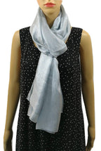 Shanlin Solid Color Silk Feel Long Scarves