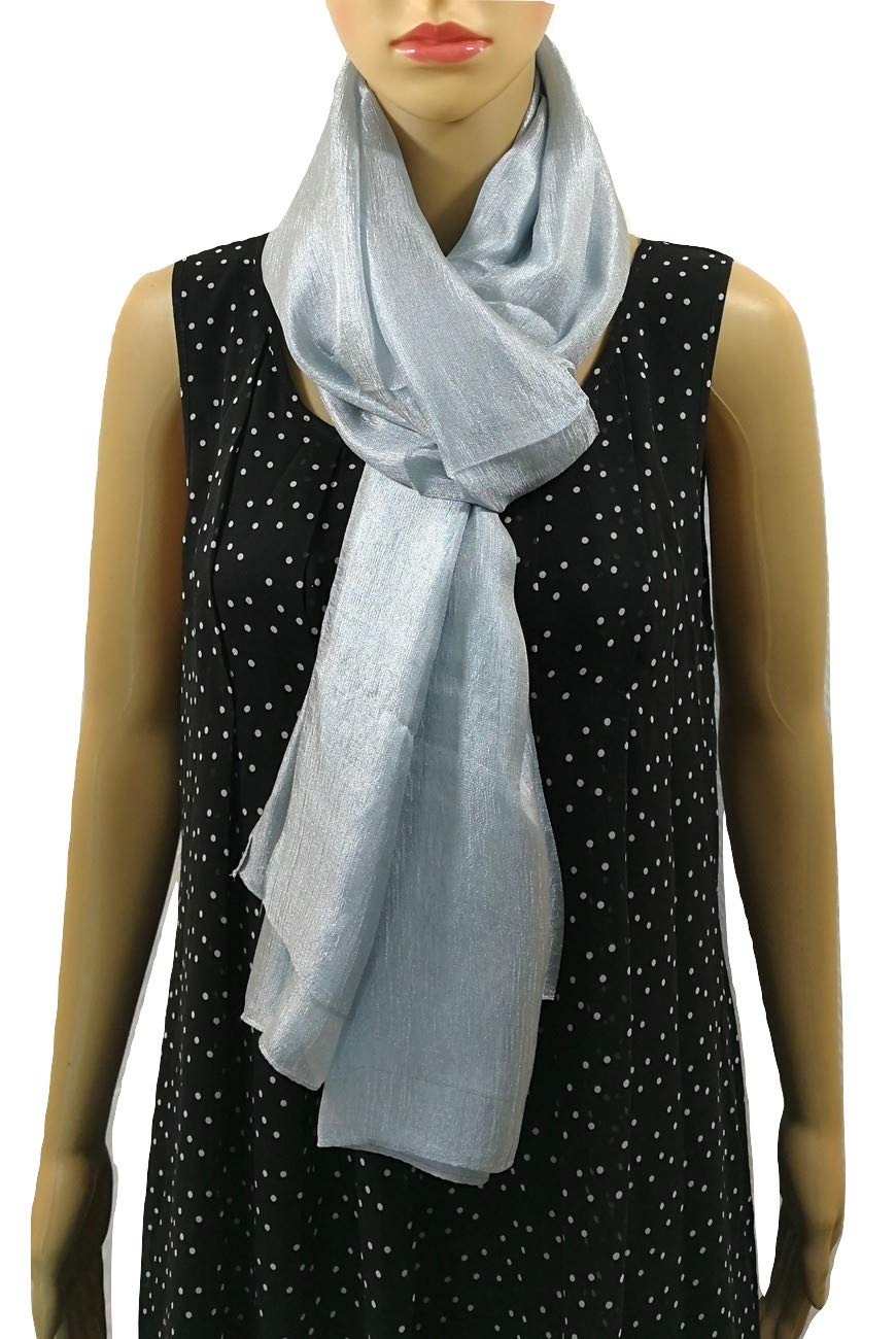Shanlin Solid Color Silk Feel Long Scarves