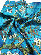 Shanlin Unisex 100% Mulberry Silk Square Scarf in Gift Box (21”x21”)
