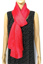 Shanlin Solid Color Silk Feel Long Scarves