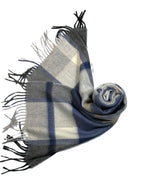 Shanlin 100% Cashmere Ultra Soft Solid & Plaid Scarf for Men & Women with Gift Box